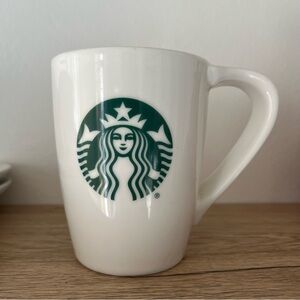 Starbucks Core Classic White Ceramic Siren Mug 12 oz